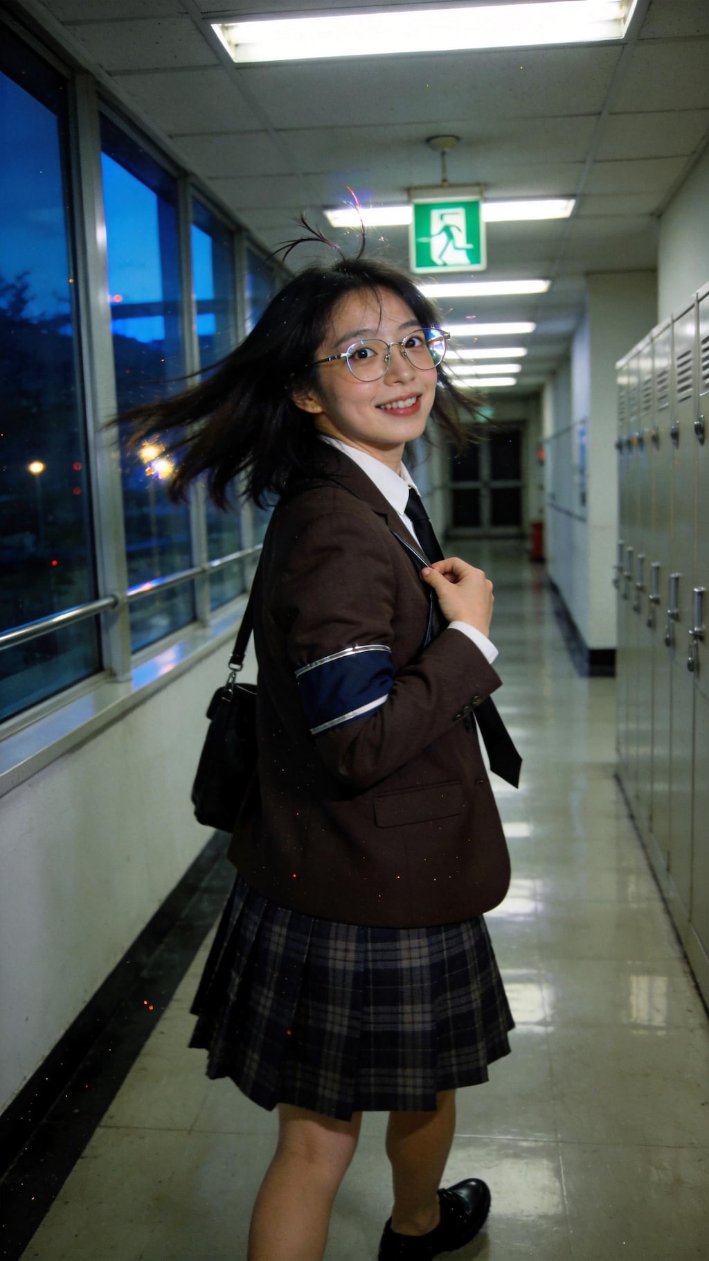 After-School Hallway Glow