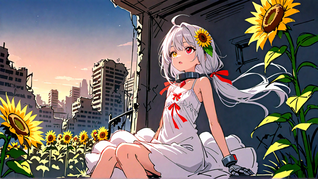 滅びた世界に晴天を。