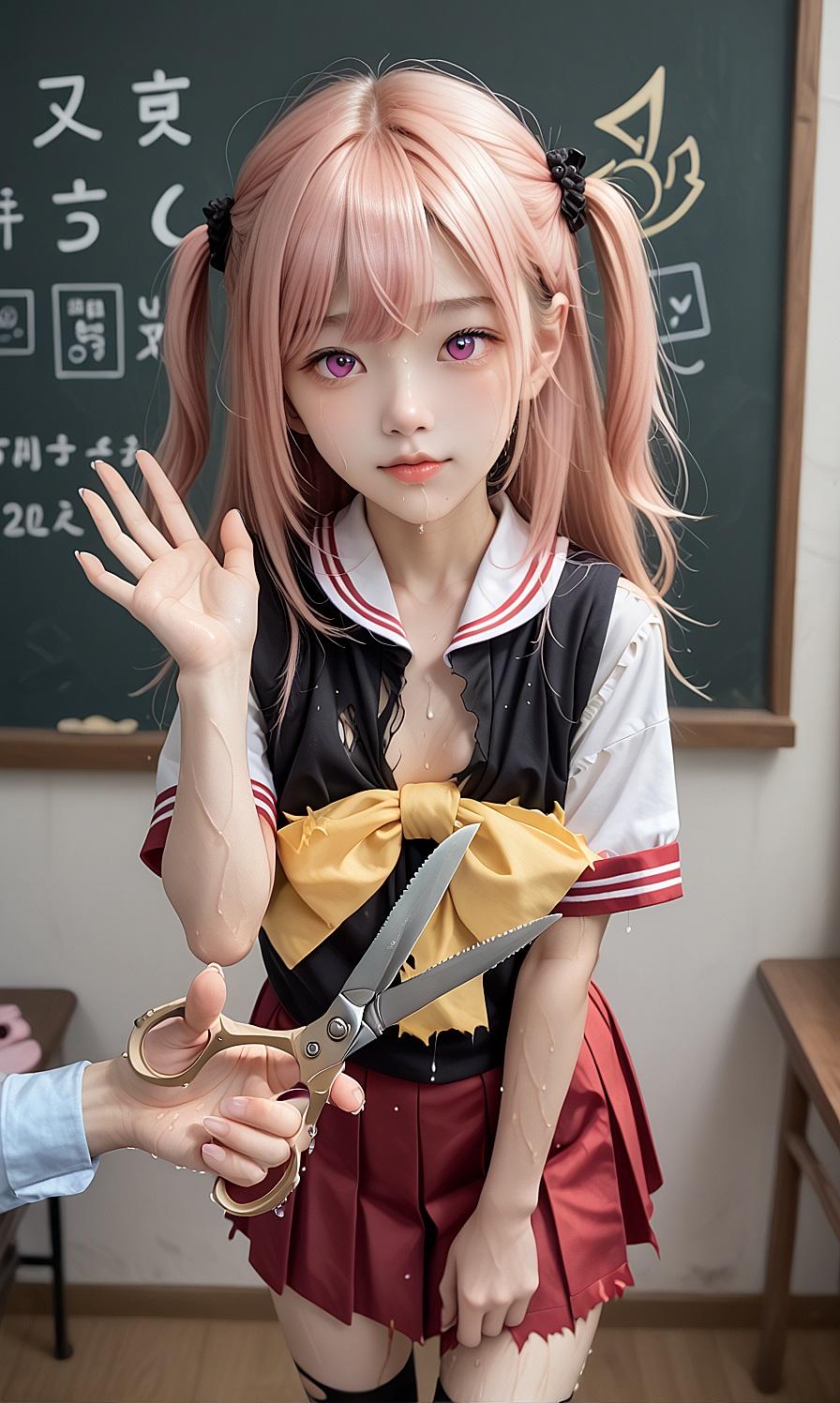 乾紗寿叶(着せ恋)風な女性①