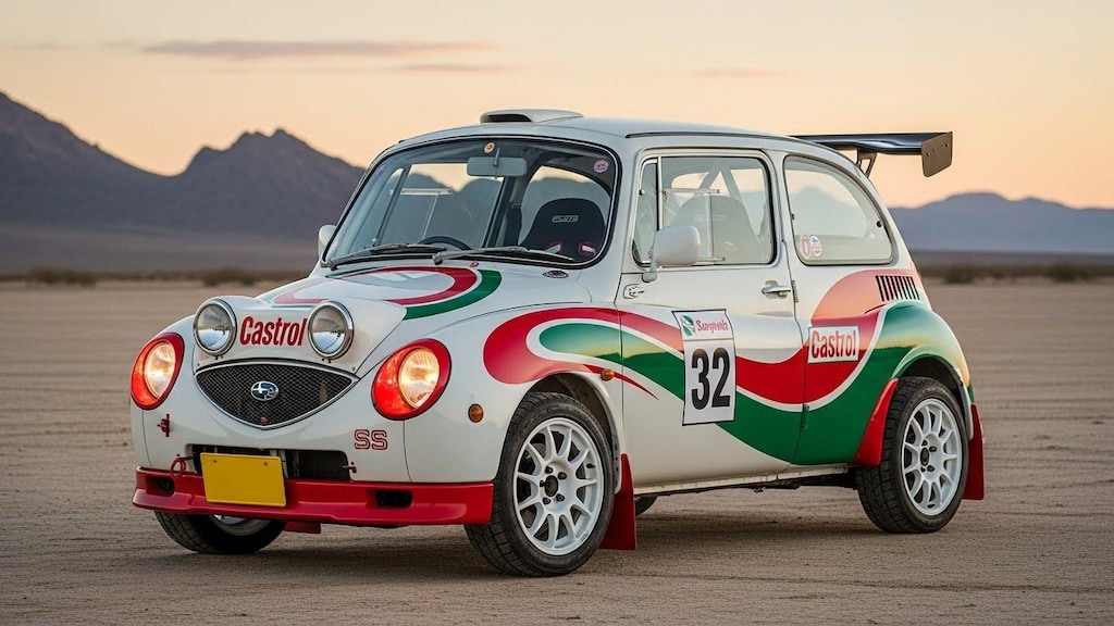 カストロールスバル360ラリーカー