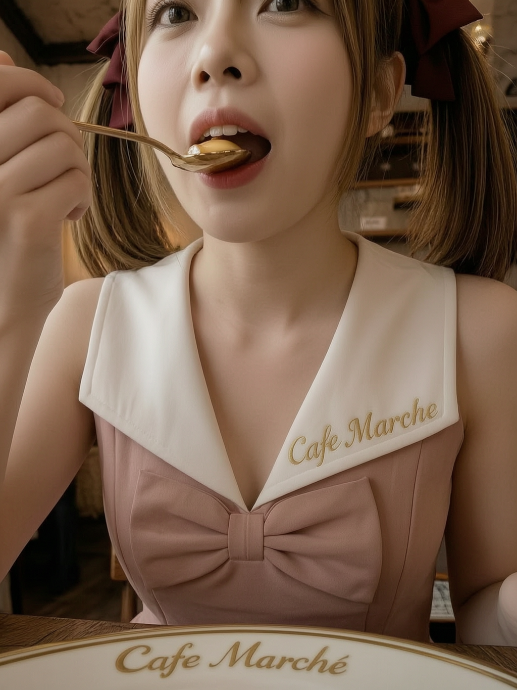 毎月25日は「プリンの日」(Cafe Marché 美樹)