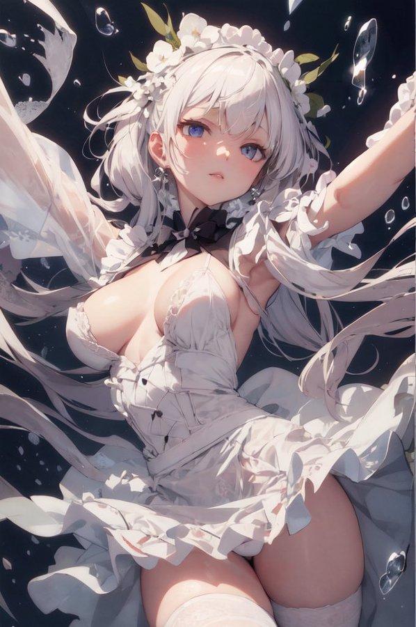 真っ白メイド♪
