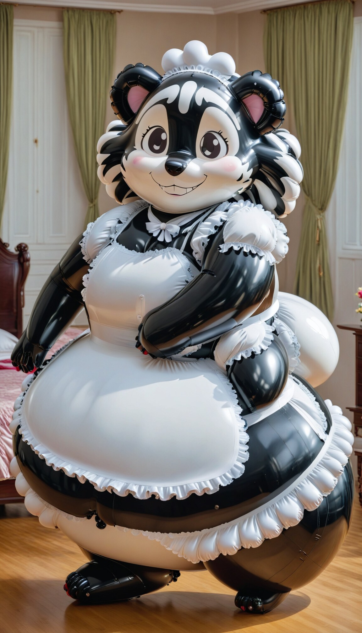 メイドの日遅刻スカンクメイドちゃんフロート