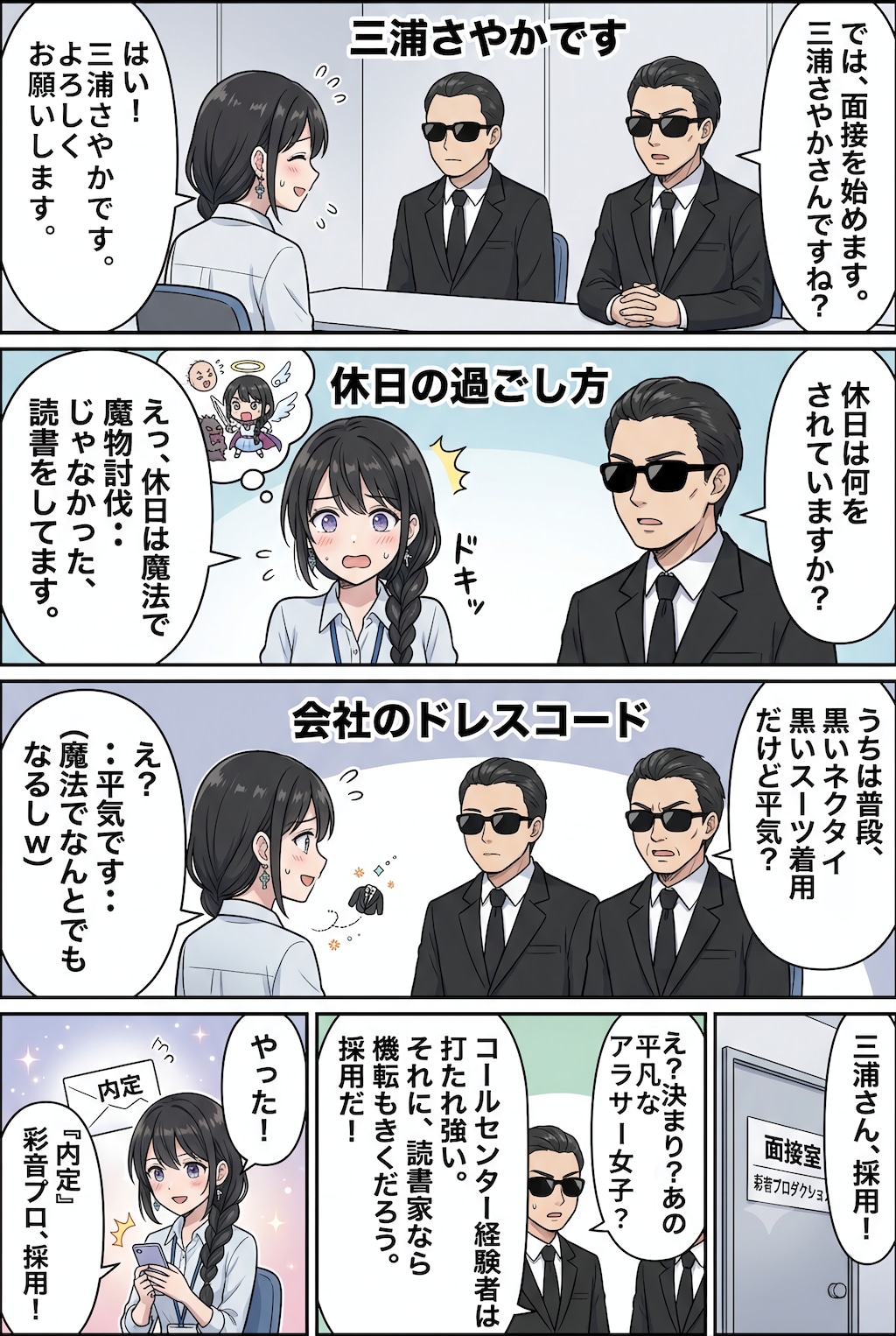ギリギリ魔法少女の日常〜採用編