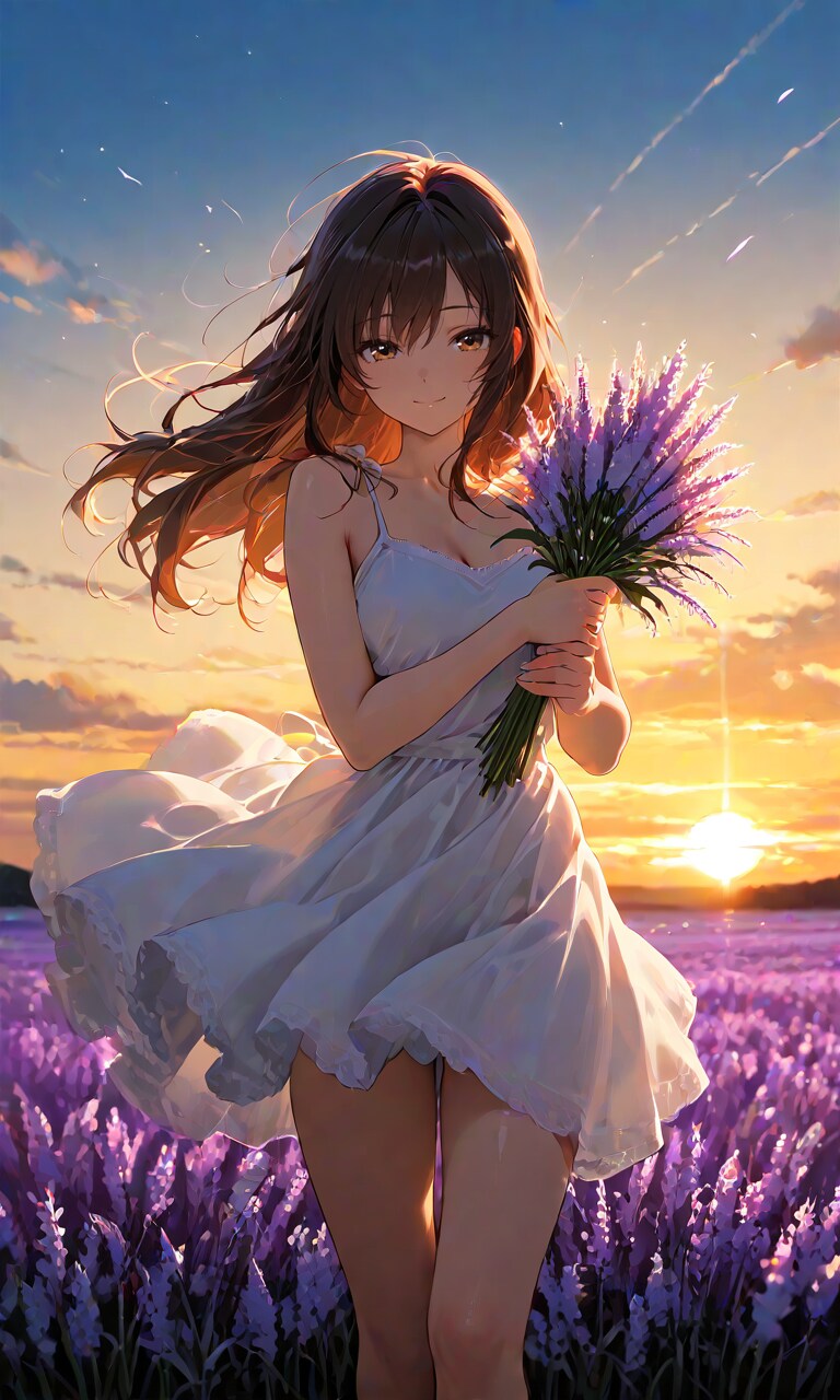 ラベンダーのように | の人気AIイラスト・グラビア