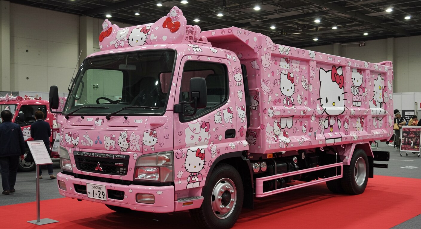 ハローキティ三菱キャンター | の人気AIイラスト・グラビア