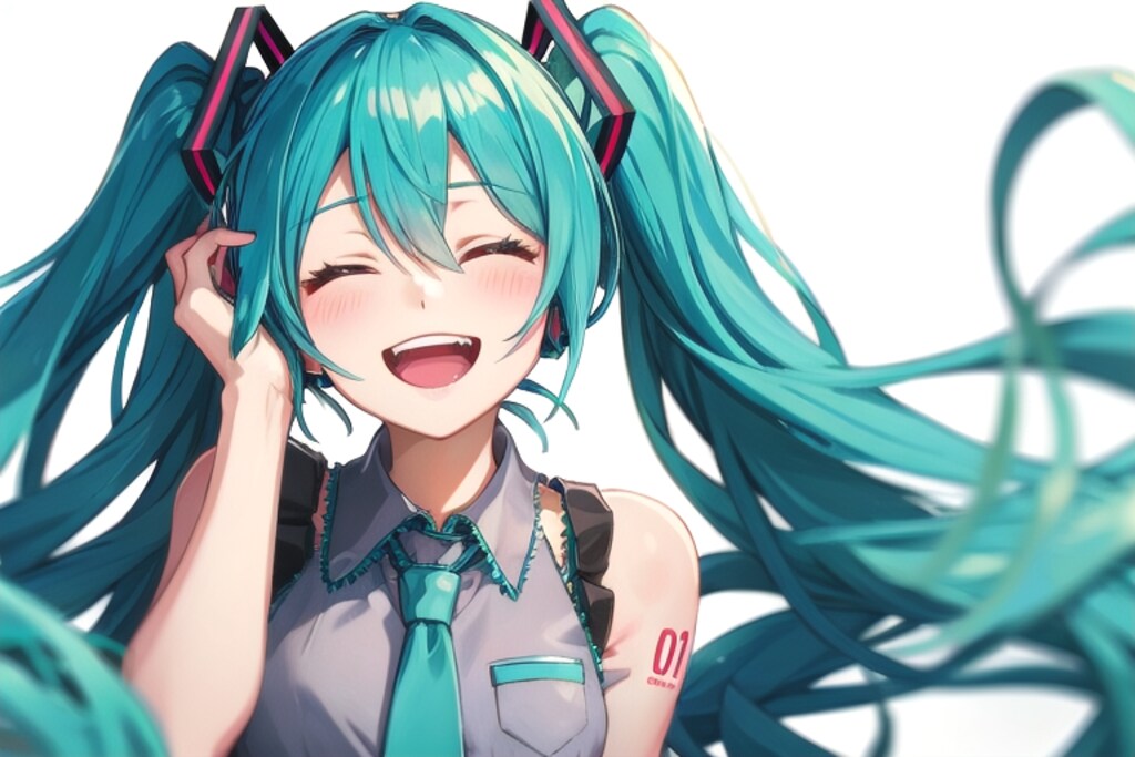 ミクさんの笑顔