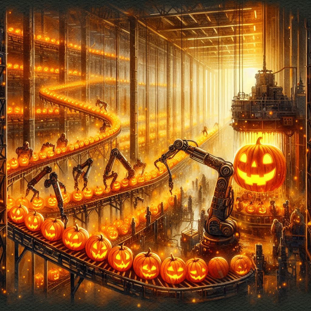 ハロウィンなかぼちゃ | の人気AIイラスト・グラビア