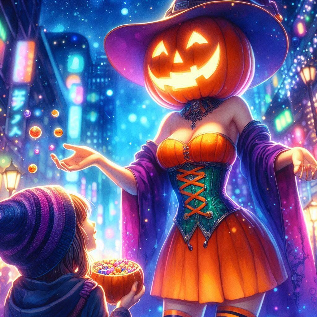 ハロウィンなかぼちゃ