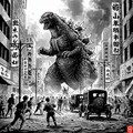 ゴジラが襲来 2枚目