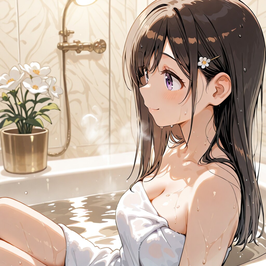 入浴中①