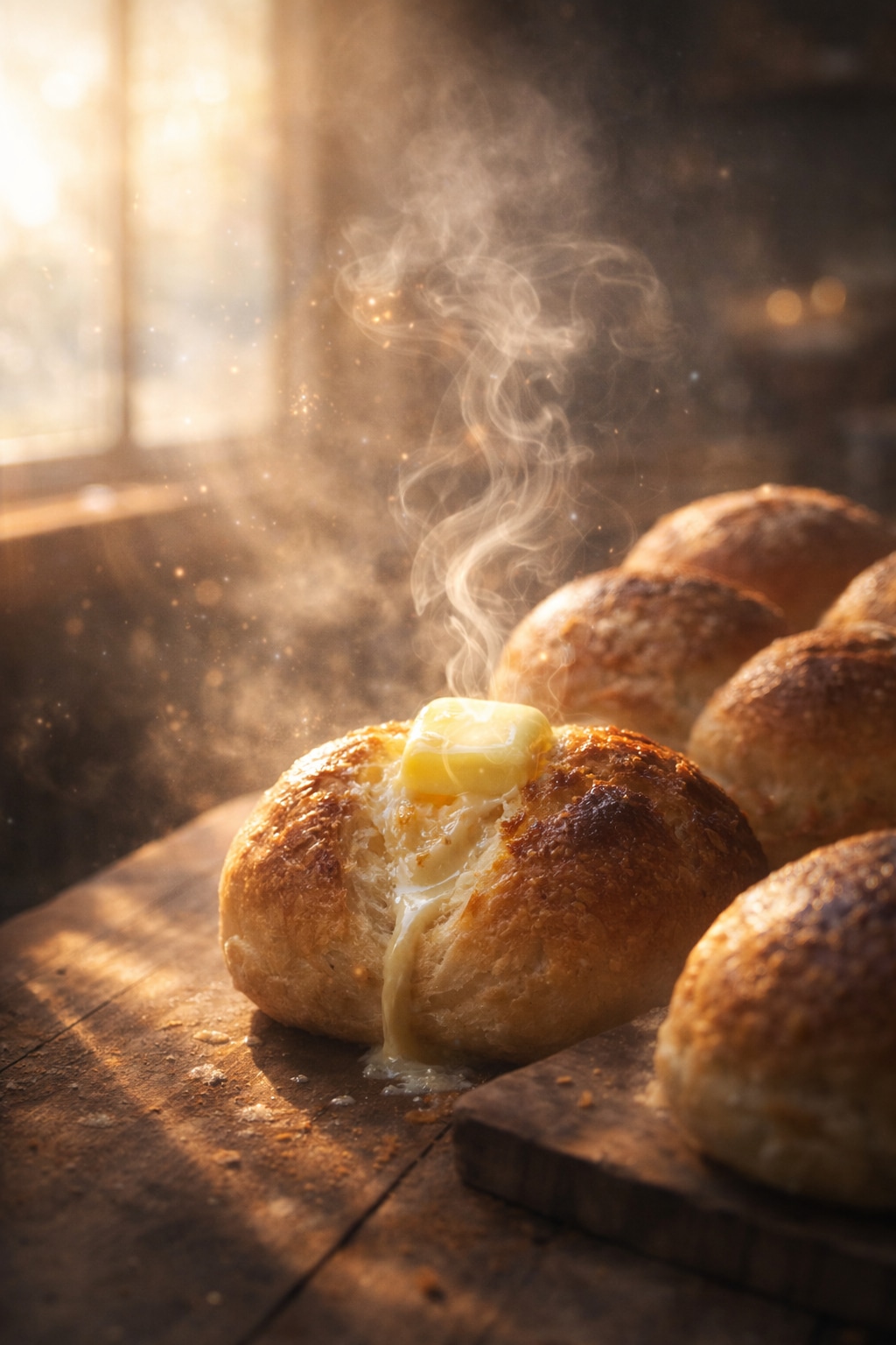 ふわふわのパンと溶けるバター（においのするイラスト企画参加投稿）