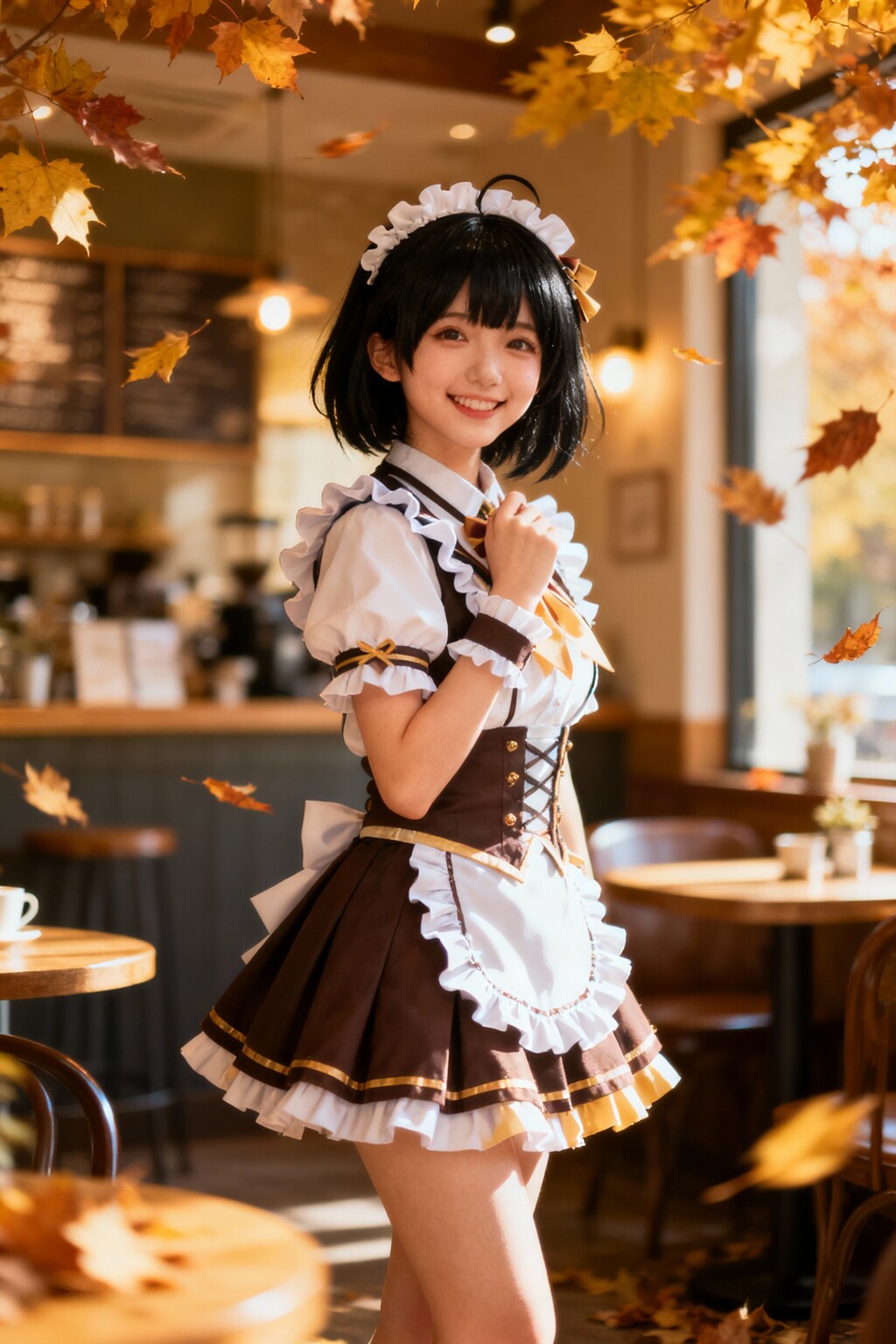 秋が来たカフェ