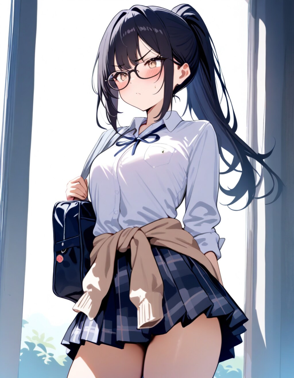 sweater tied to waist（瀬藤加奈）