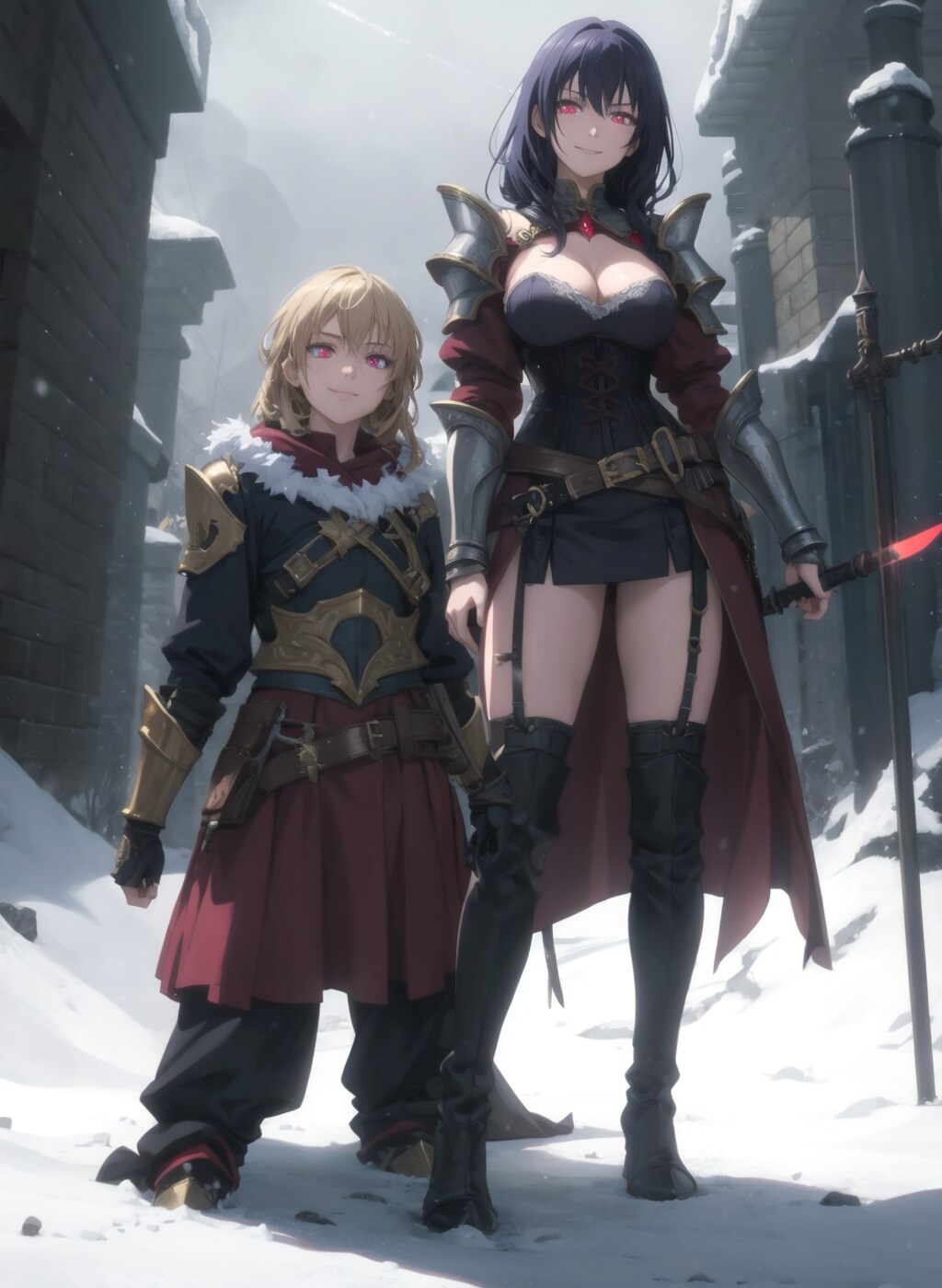 ドワーフと魔剣士