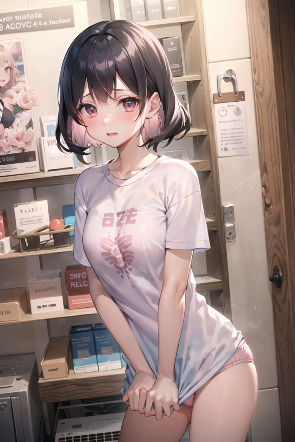 まだ着替え中だよ！