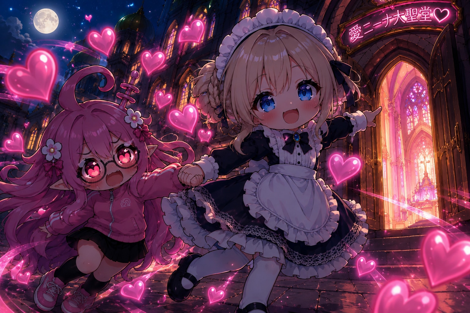 夜も昼も関係ないです♡愛の営みいたしましょう♡ | の人気AIイラスト・グラビア