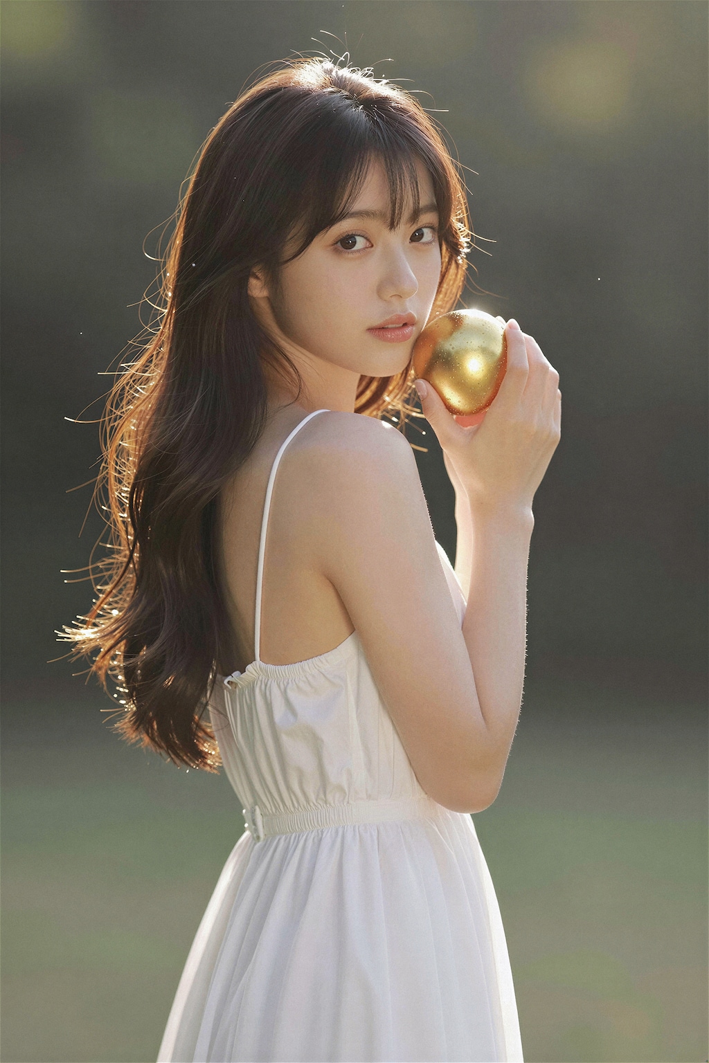 見返り美人with金玉