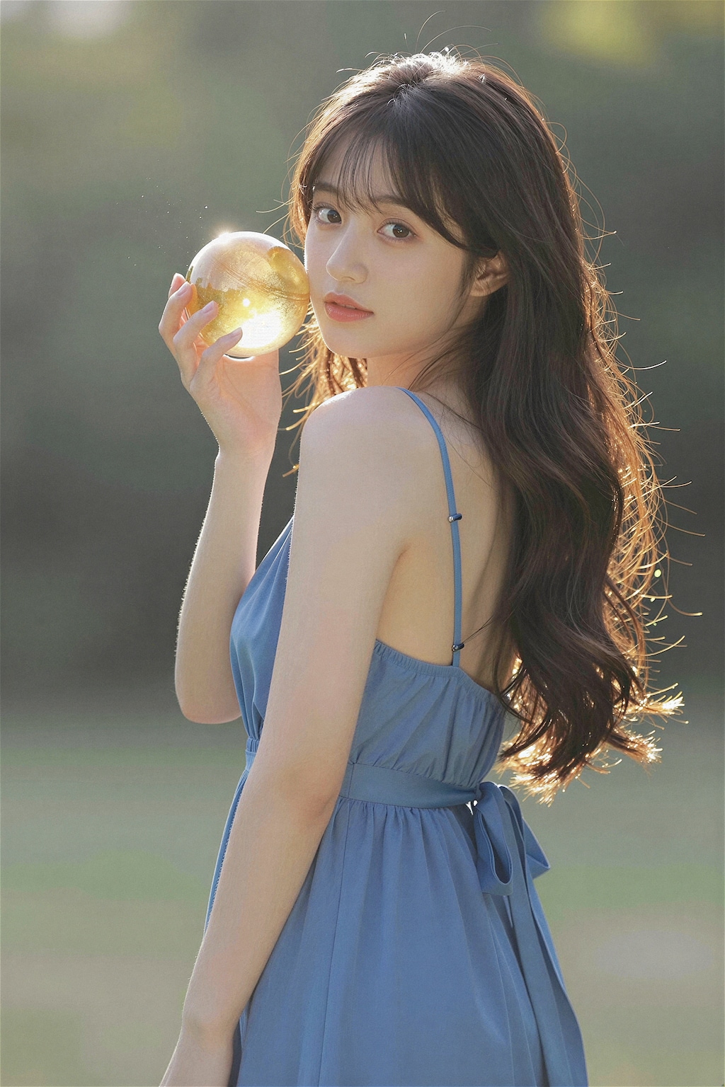 見返り美人with金玉