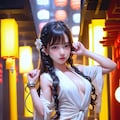 動画：2077 平安京地下都市⛩️祇園遊郭ガールズ恋物語 3枚目