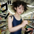 勢いのある水着 8枚目