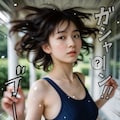 勢いのある水着 3枚目
