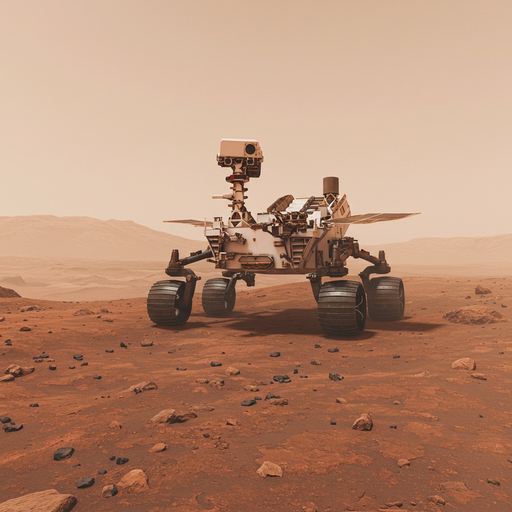 お疲れ様、火星探査機オポチュニティ