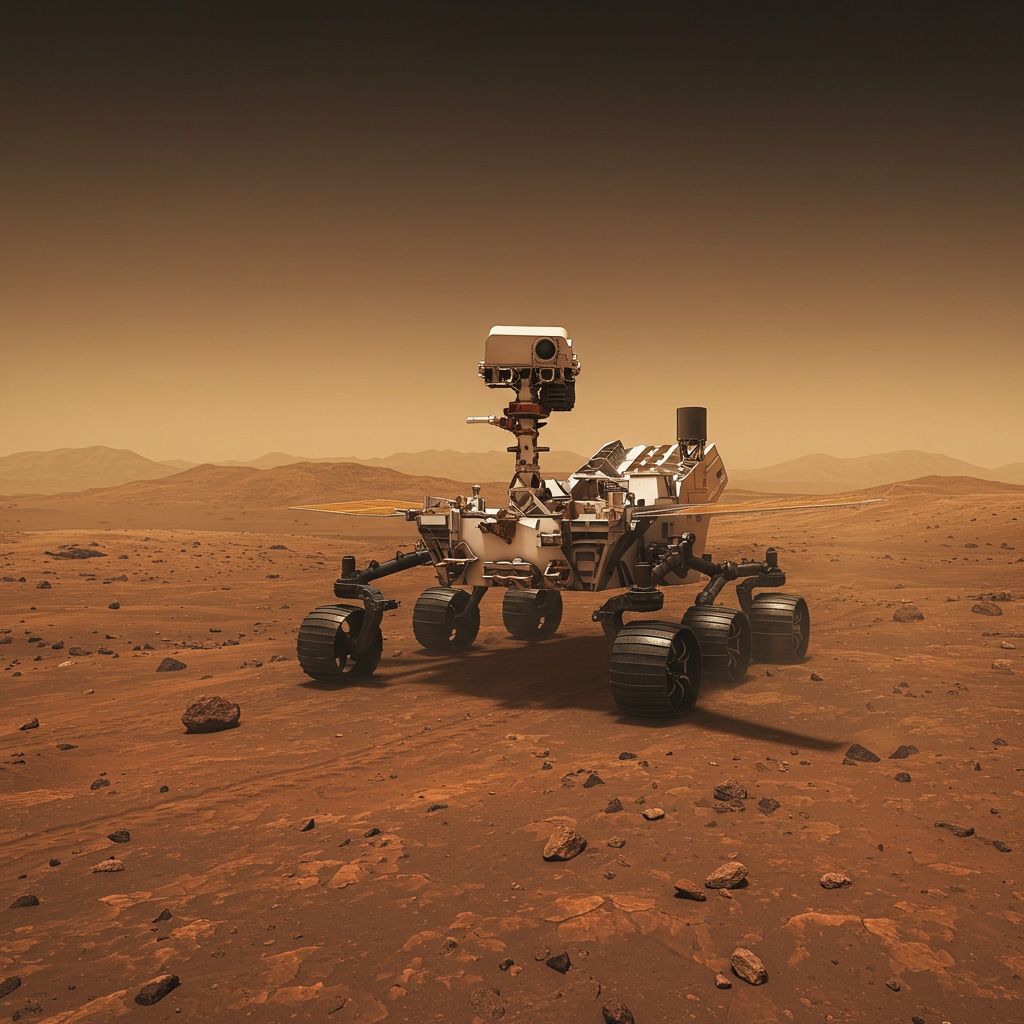 お疲れ様、火星探査機オポチュニティ