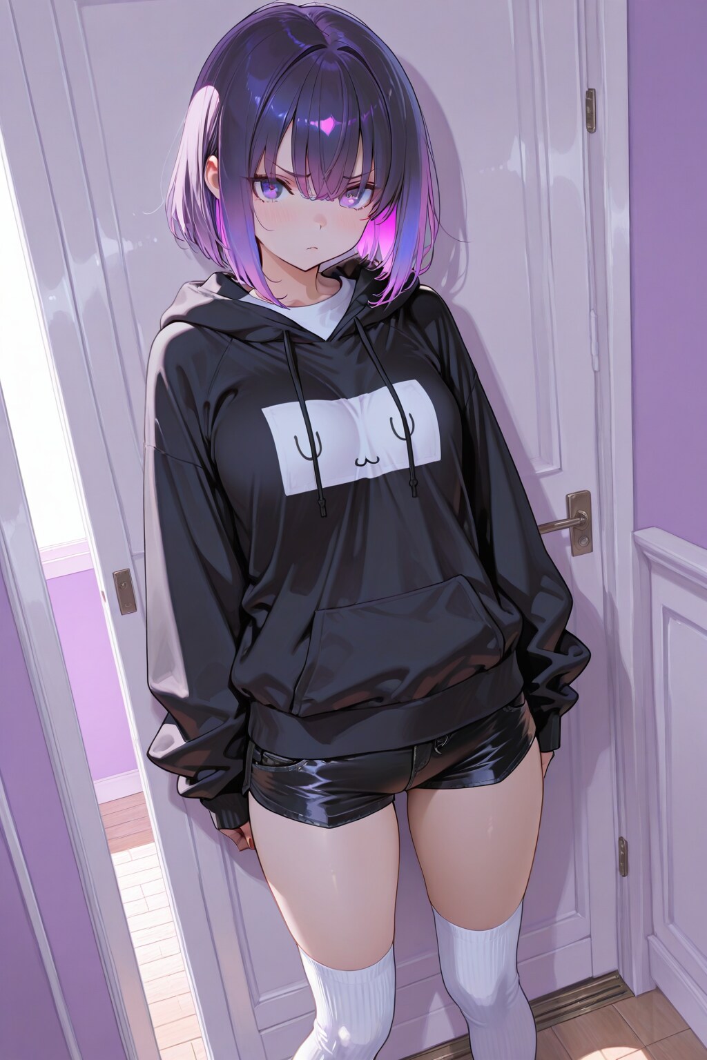 紫色が似合う女の子97