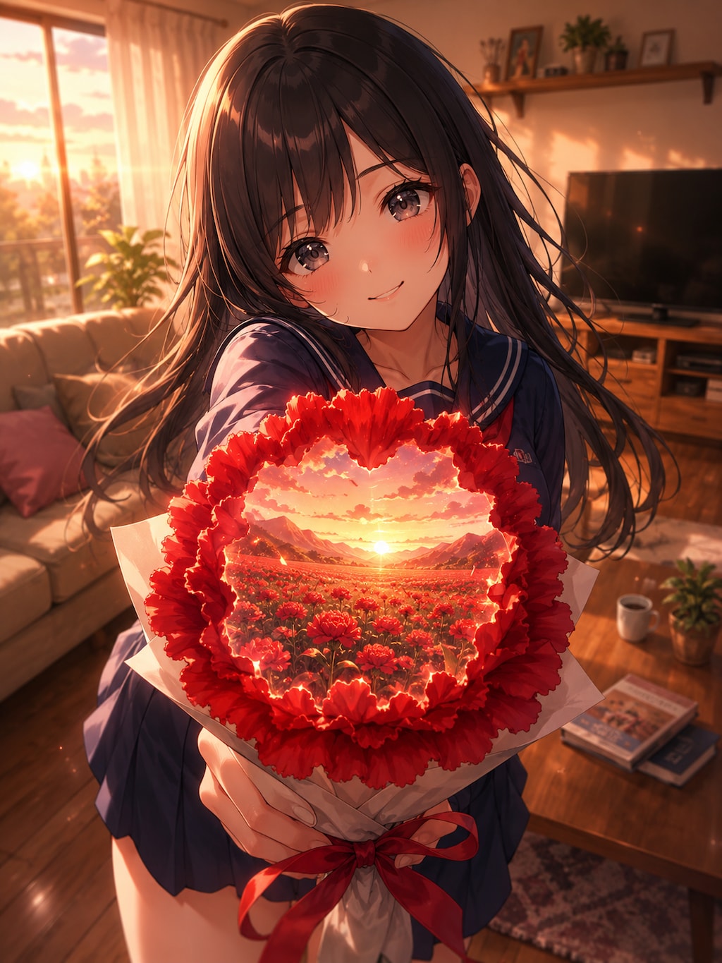 たくさんのカーネーション