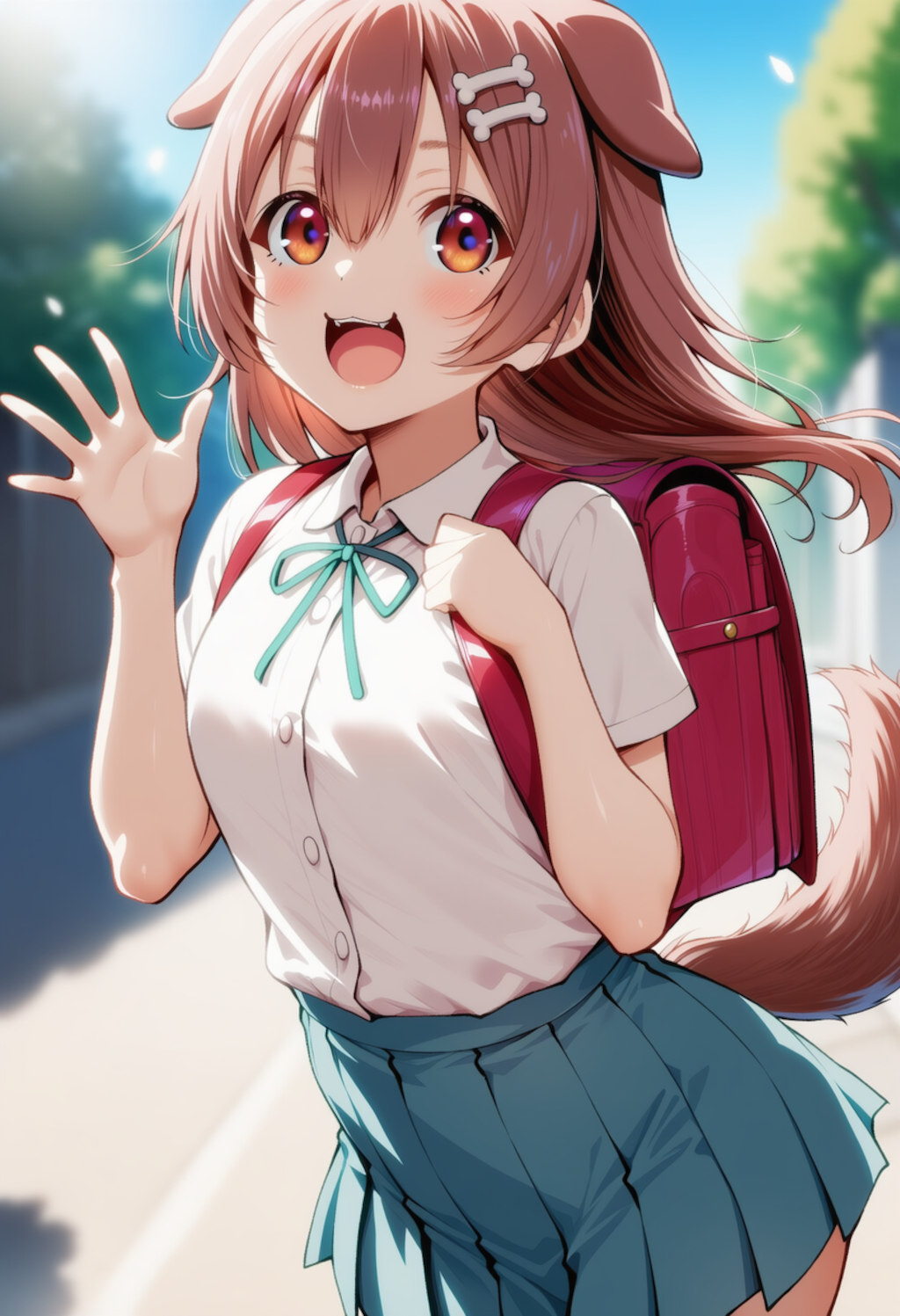 おはよー！（戌神ころね）