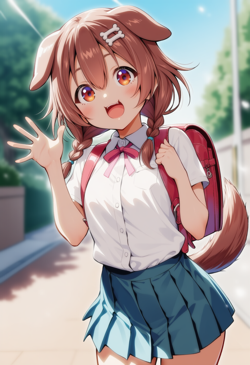 おはよー！（戌神ころね）