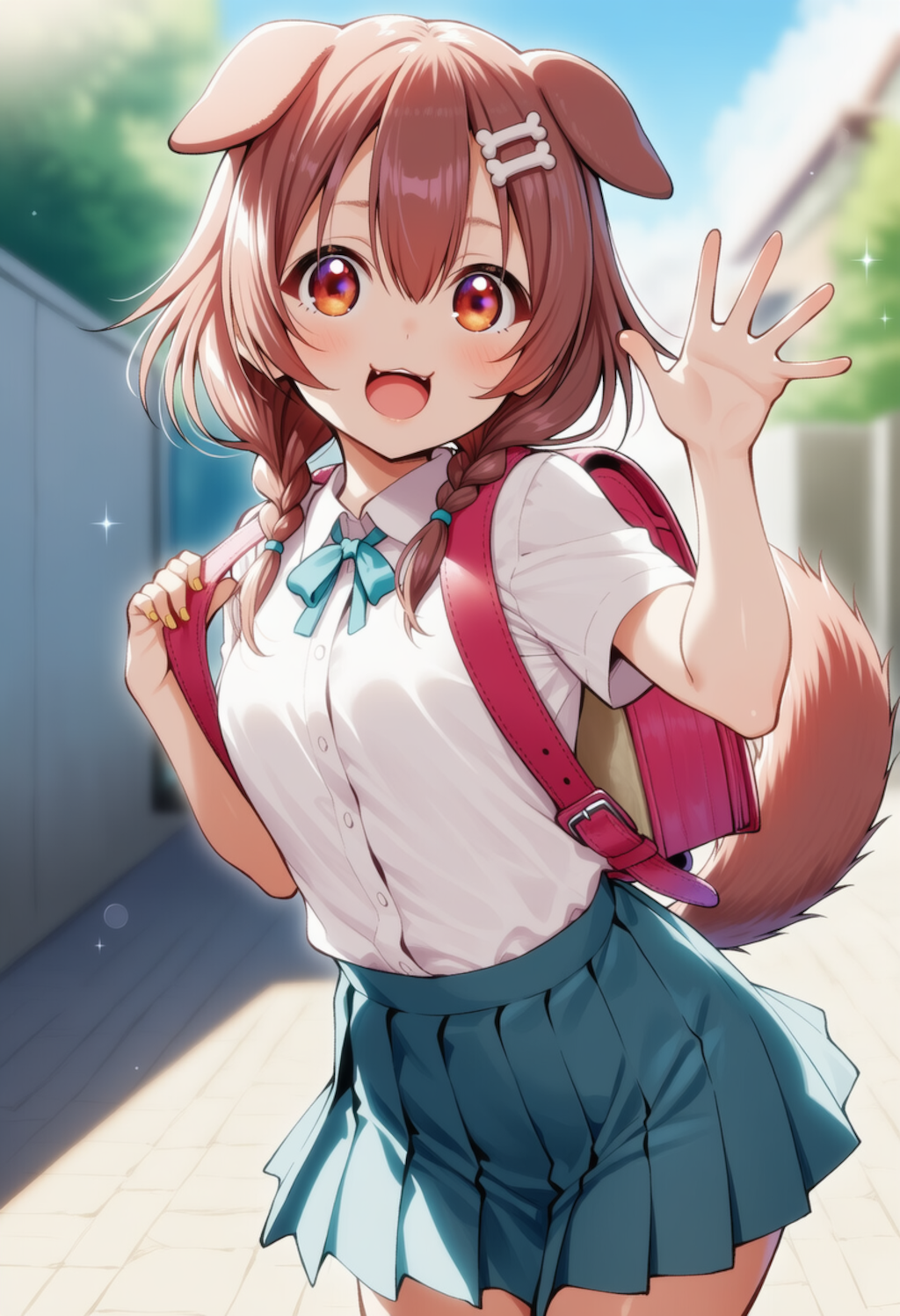 おはよー！（戌神ころね）