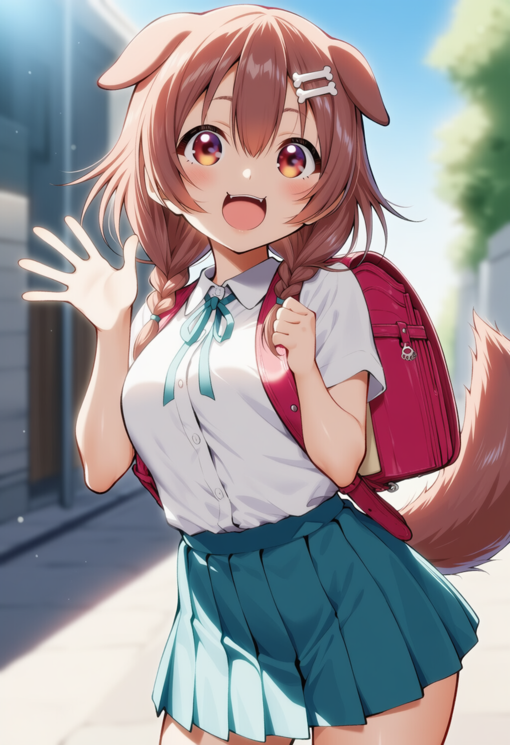 おはよー！（戌神ころね）