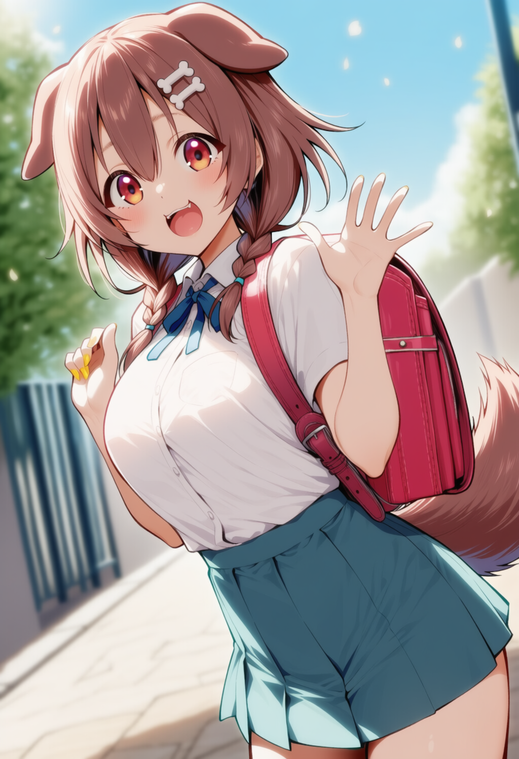 おはよー！（戌神ころね）