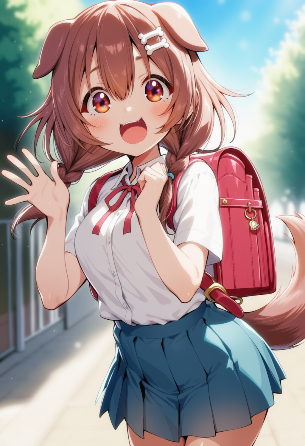 おはよー！（戌神ころね）