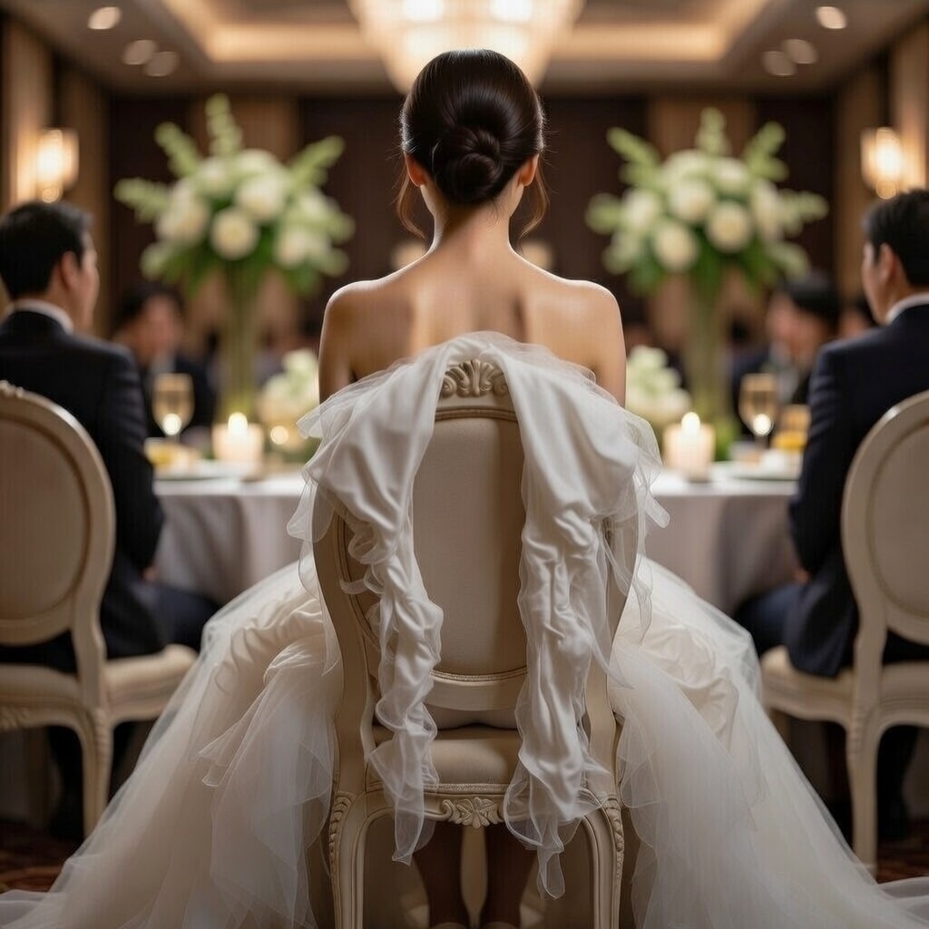 結婚披露宴で花嫁のおもらし2