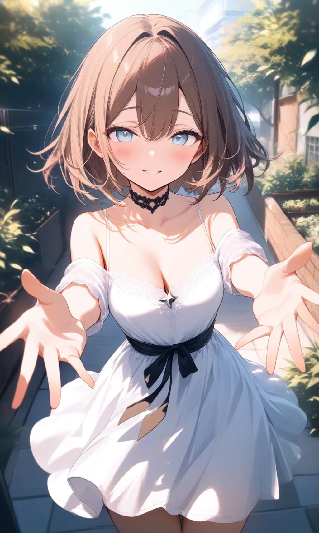 ユズキ💕のこっちに来て😍💞(白ドレス‎🤍👗)