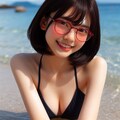 眼鏡女子 楓の海開き 追加 4枚目