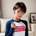 スカートを脱いだ丸メガネ少女 7枚目