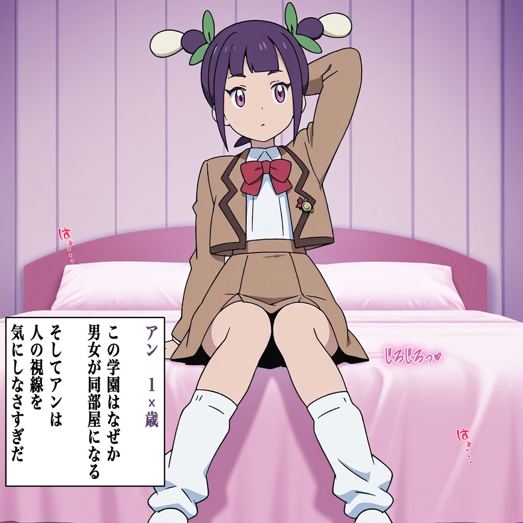 ルーズソックス × 足コキ × 無防備