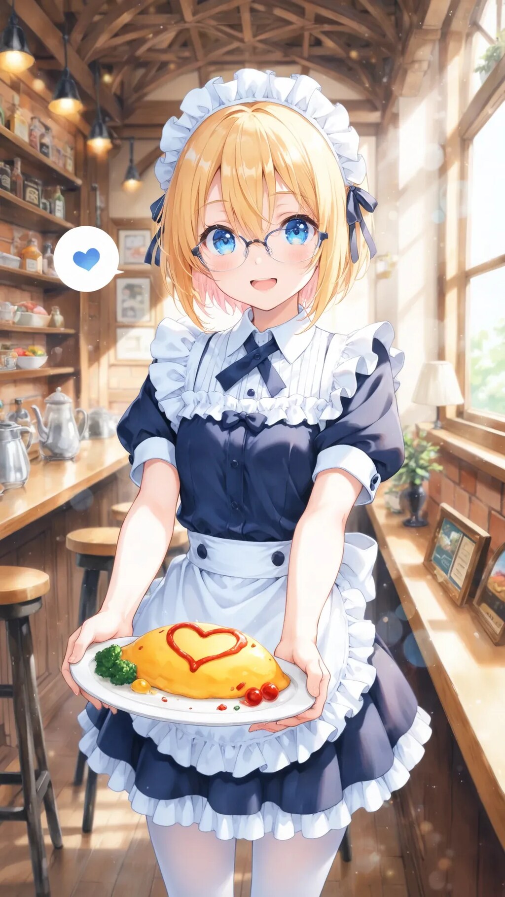 眼鏡優先オムライス