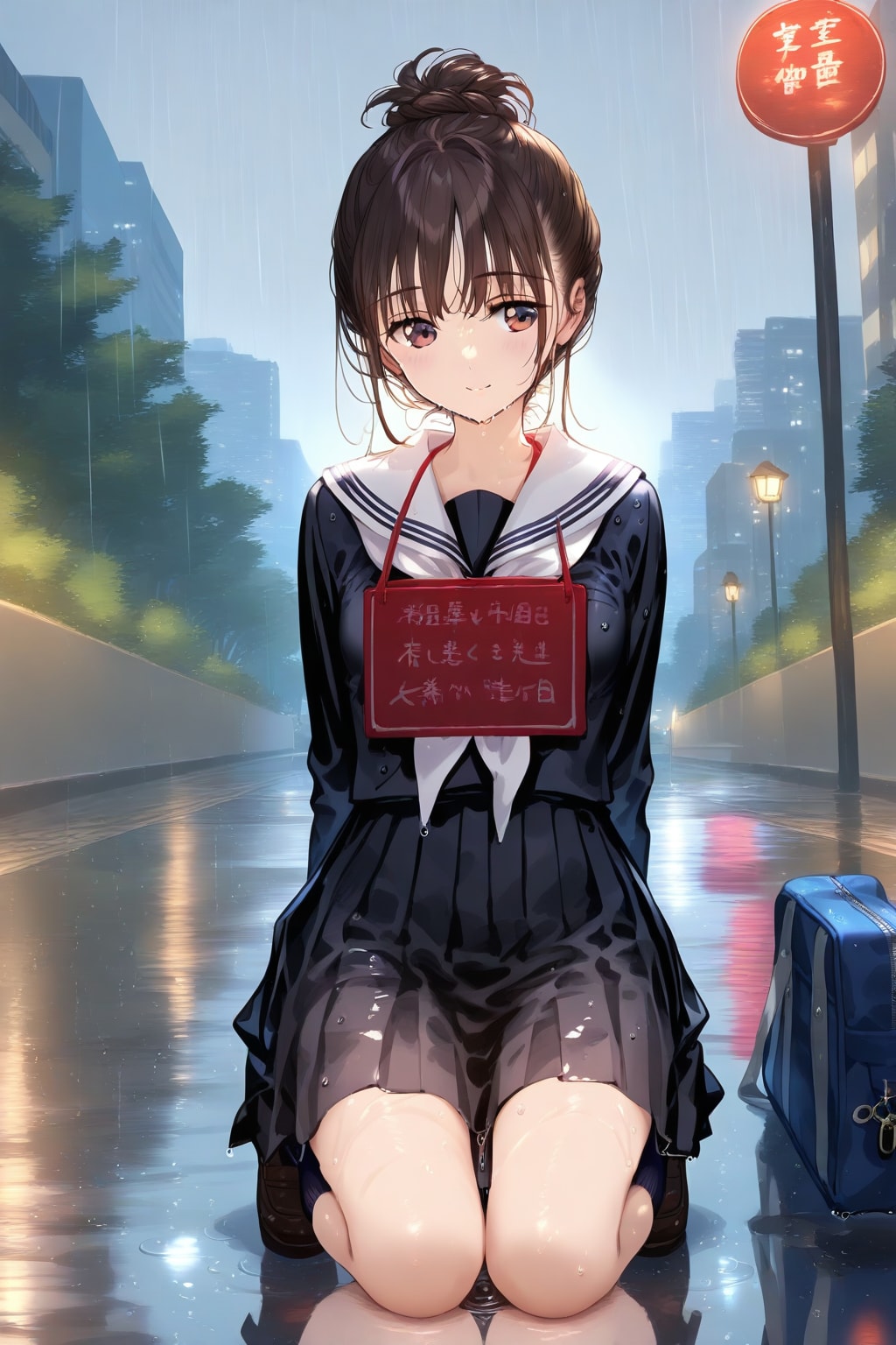 反省させられる子