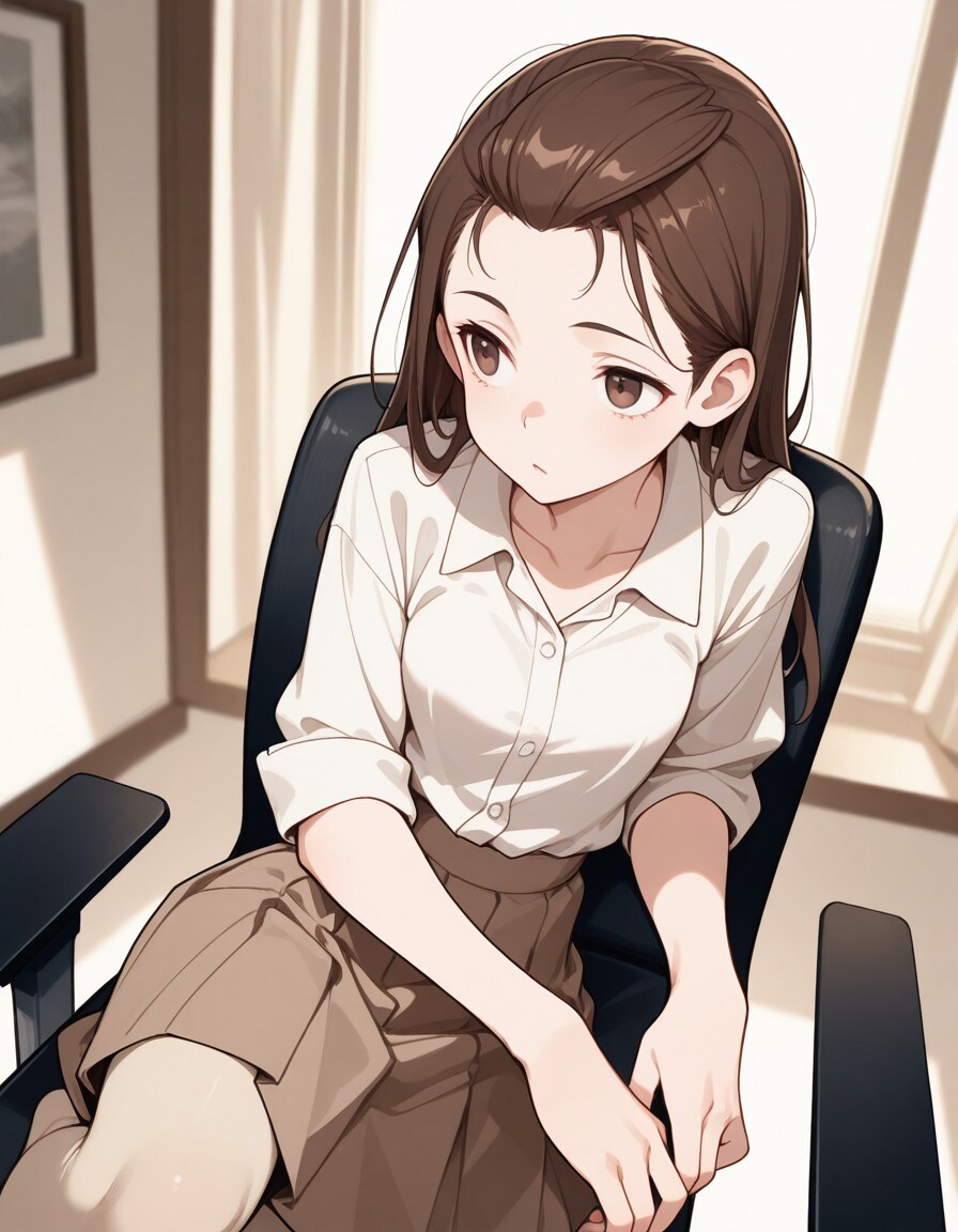 ちょっとだれてるOLさん | の人気AIイラスト・グラビア