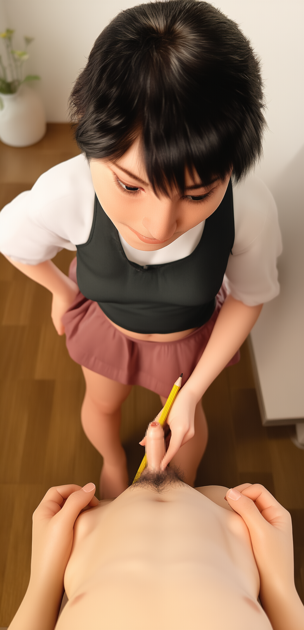 美大生が男性モデルを触って確認