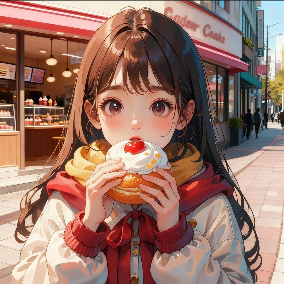 ここのパン美味しい♪ | の人気AIイラスト・グラビア