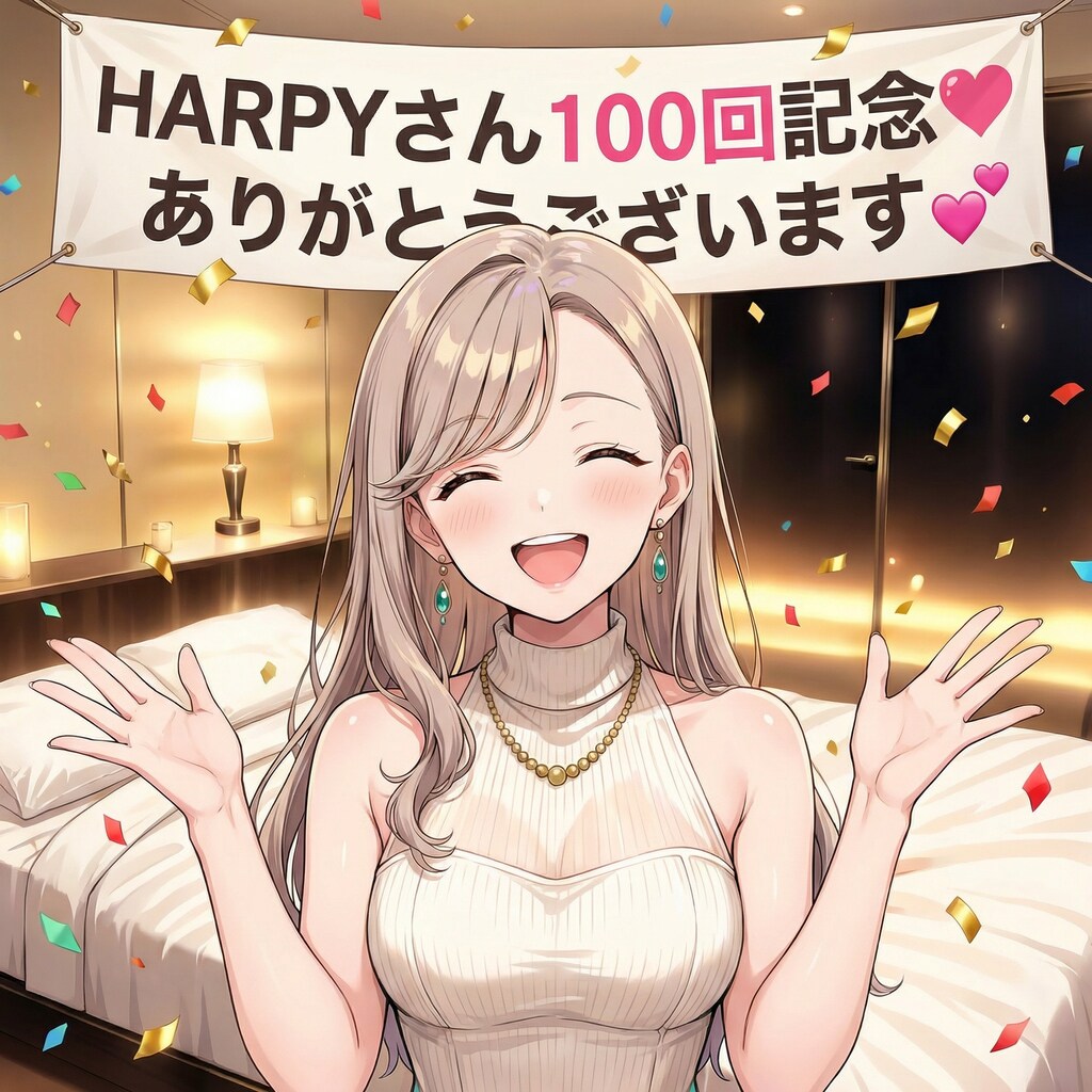 HARPYさん　💓１００💓