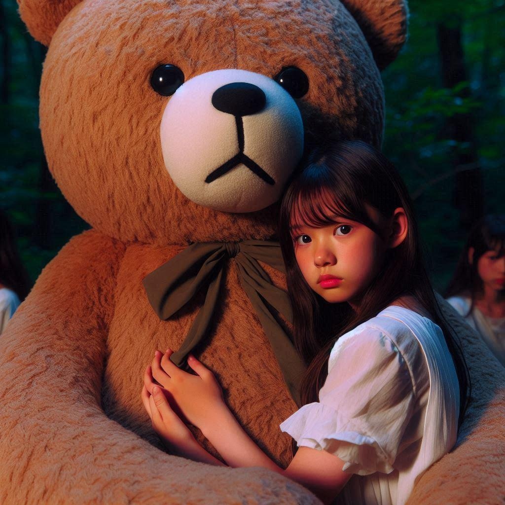 ぬいぐるみと少女