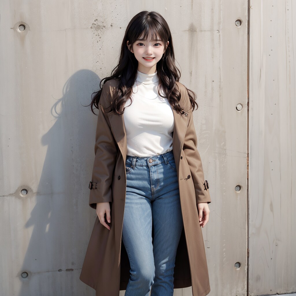 ファッションモデル③　巨乳とニット