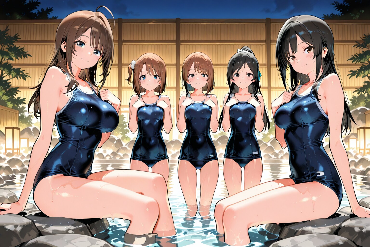 みんなで、温泉に来ました。